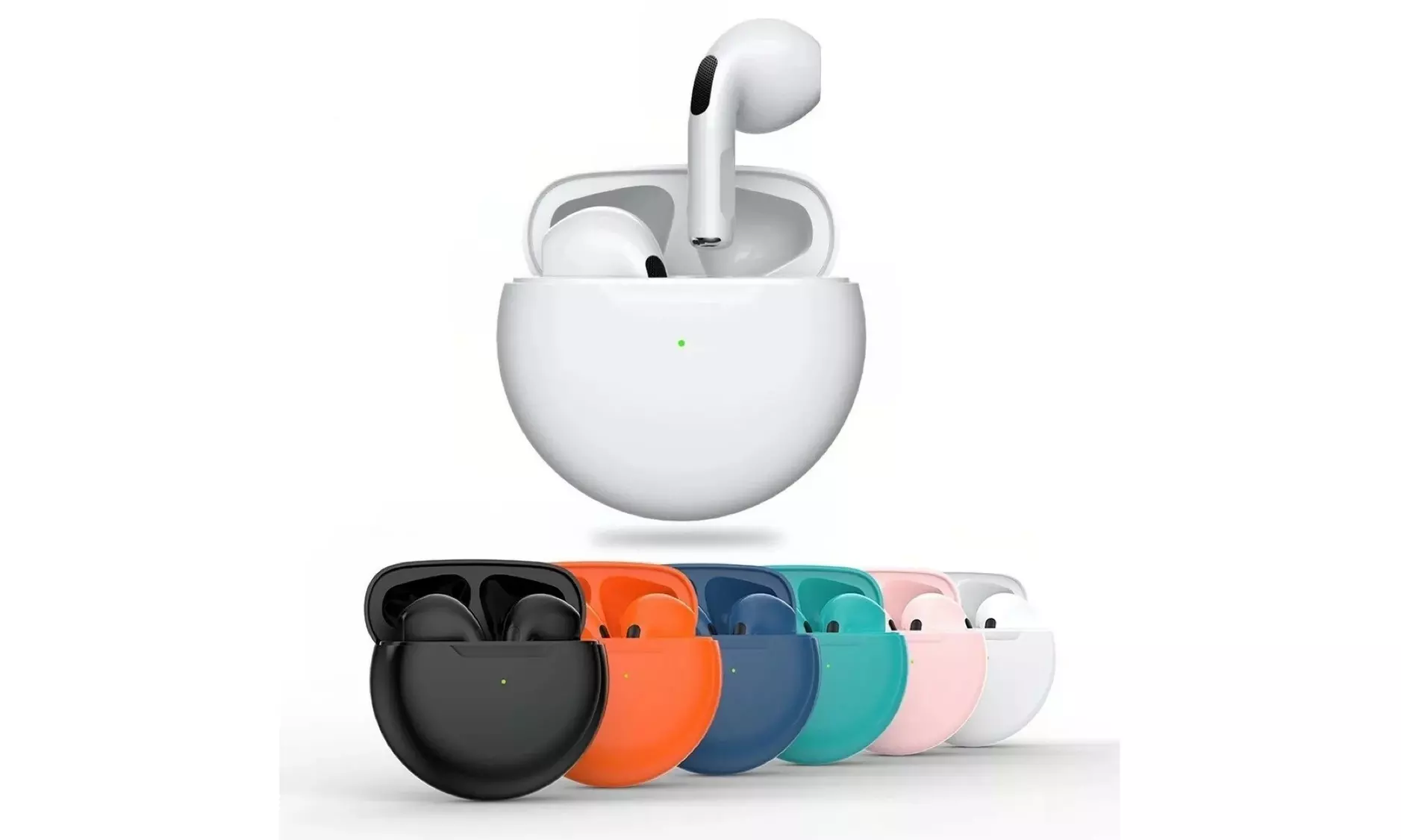 2023 Pro6 Tws Waterproof Hi-fi Wireless Earbuds: Sports Life Earphones  - Primary Image