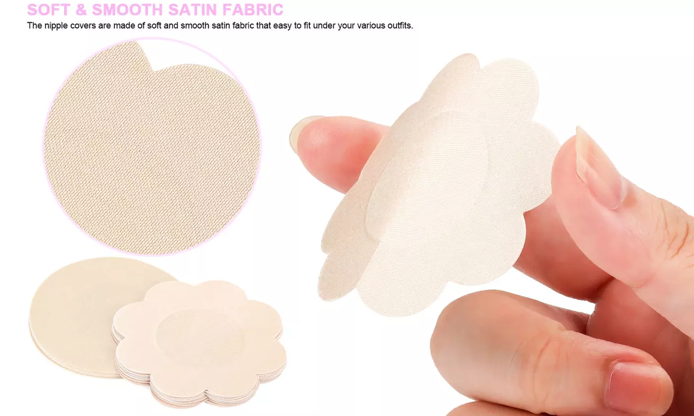 10 Pack Women's Reusable Adhesive Silicone Bra Pasties
