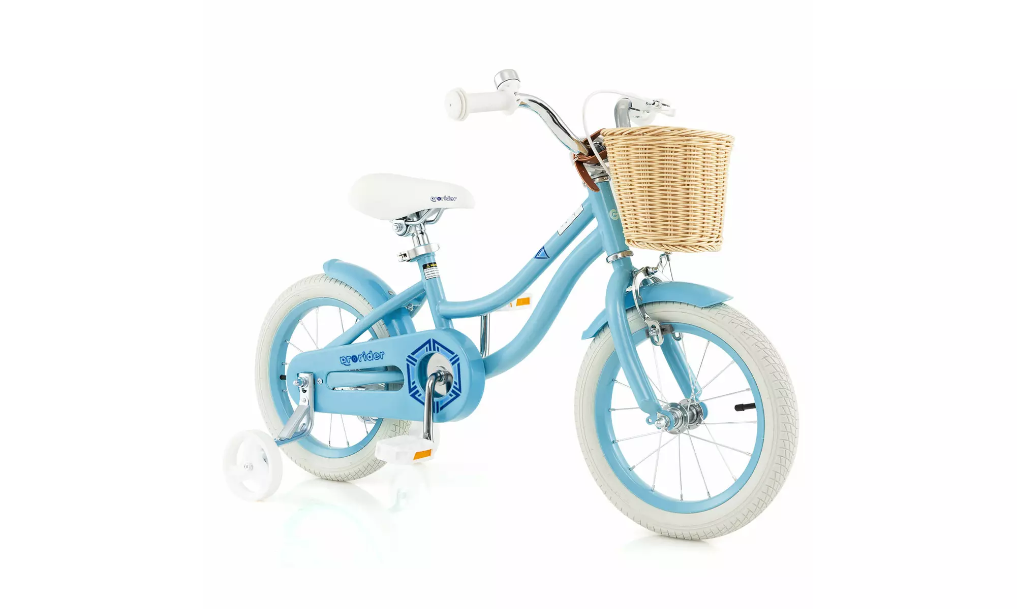 Prorider 14" Kid's Bike with Training Wheels Adjustable Handlebar Seat Handbrake - Primary Image