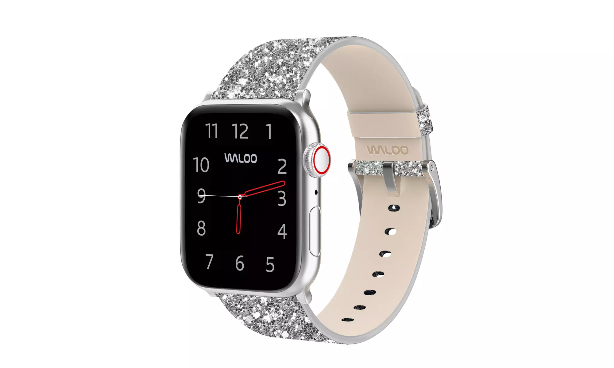 Waloo Leather & Metal Replacement Bands for Apple Watch - All Series