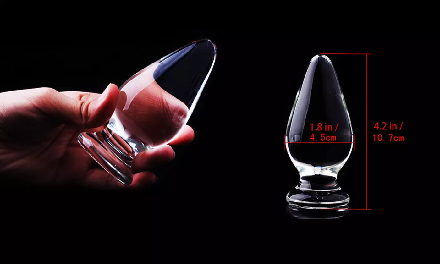 7 Types Crystal Glass Anal Plug G-spot Pleasure Stimulator