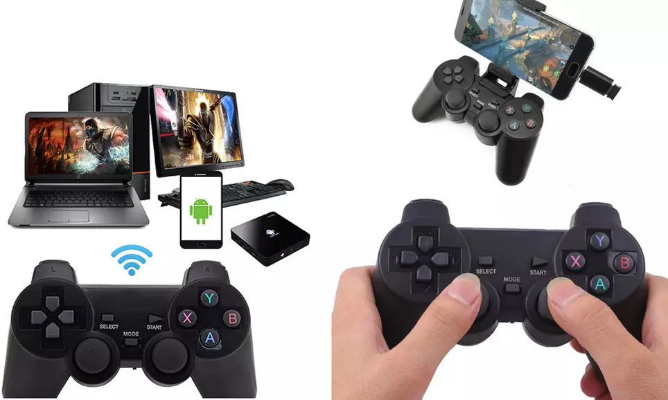 Wireless 2.4Ghz Gamepad And Controller For Xbox, PS3, PC And Android Phones - Primary Image