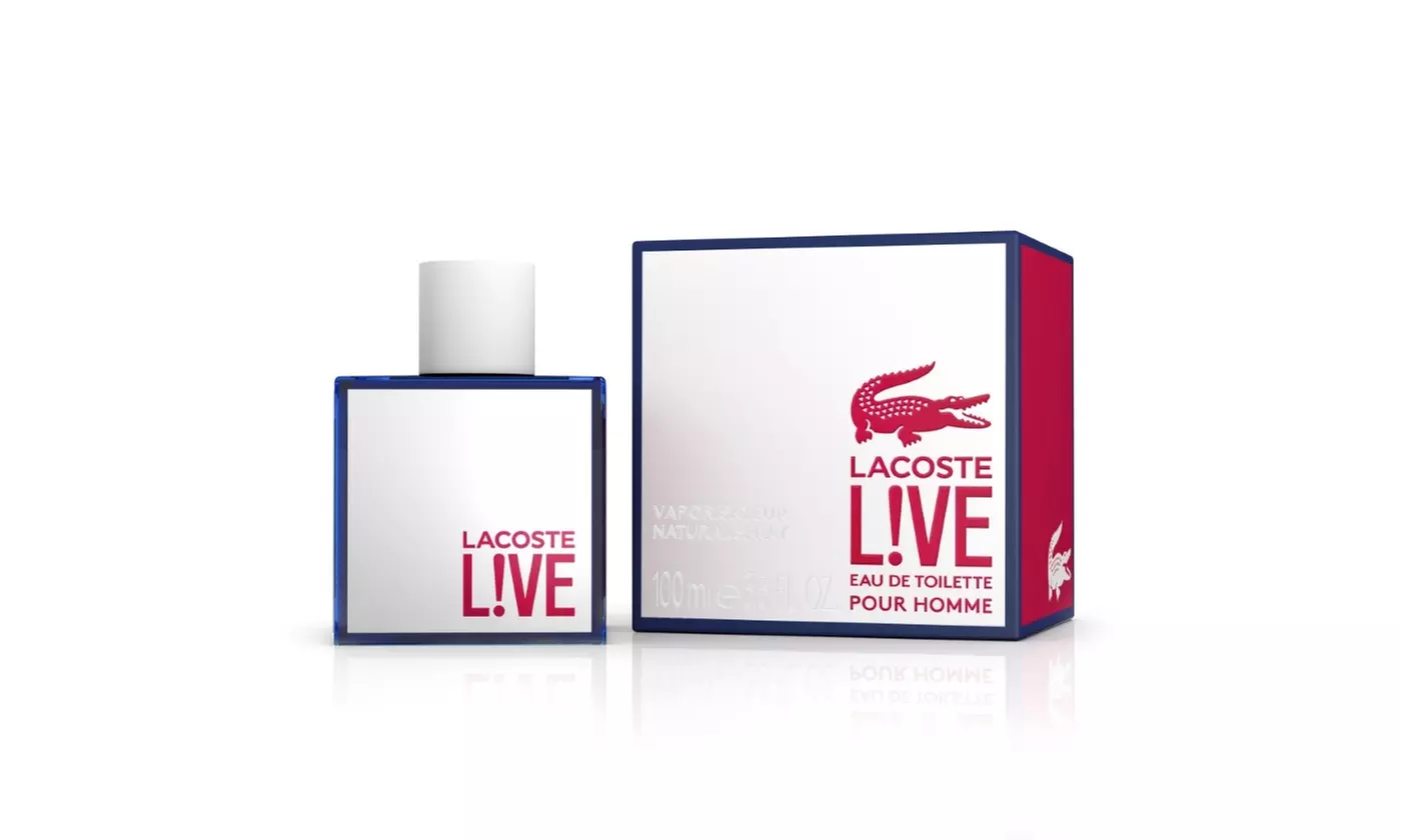 Lacoste Live Eau De Toilette Pour Homme For Men 3.3 oz / 100 ml - Second Medium