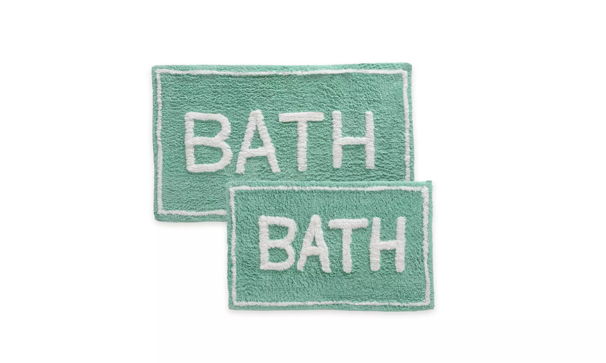 St Mary's 2 Piece Tufted Bath Rug Set with Latex Backing