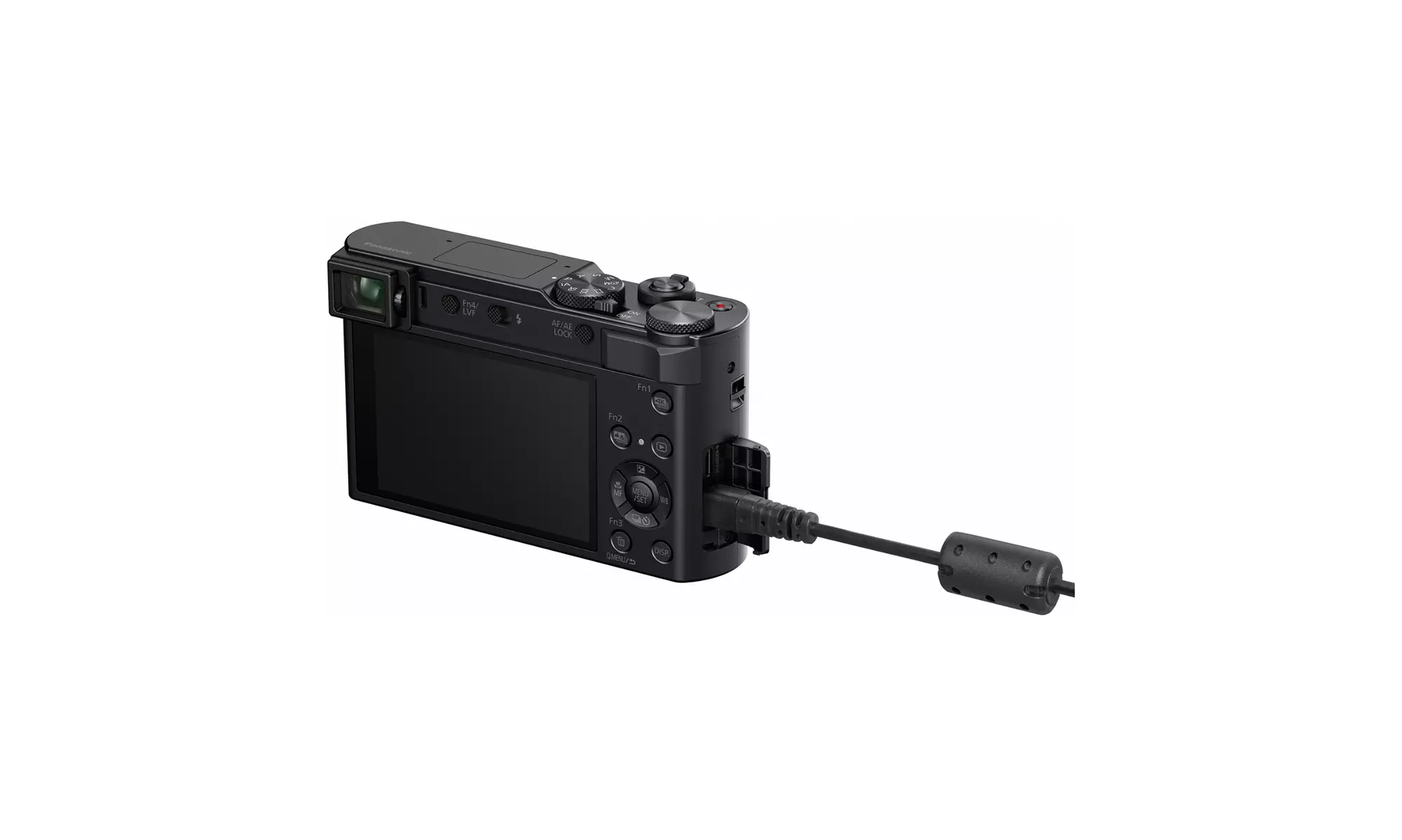 Panasonic LUMIX ZS200 20MP MOS Sensor 4K 30p Video LVF Digital Camera (Silver) - Primary Image