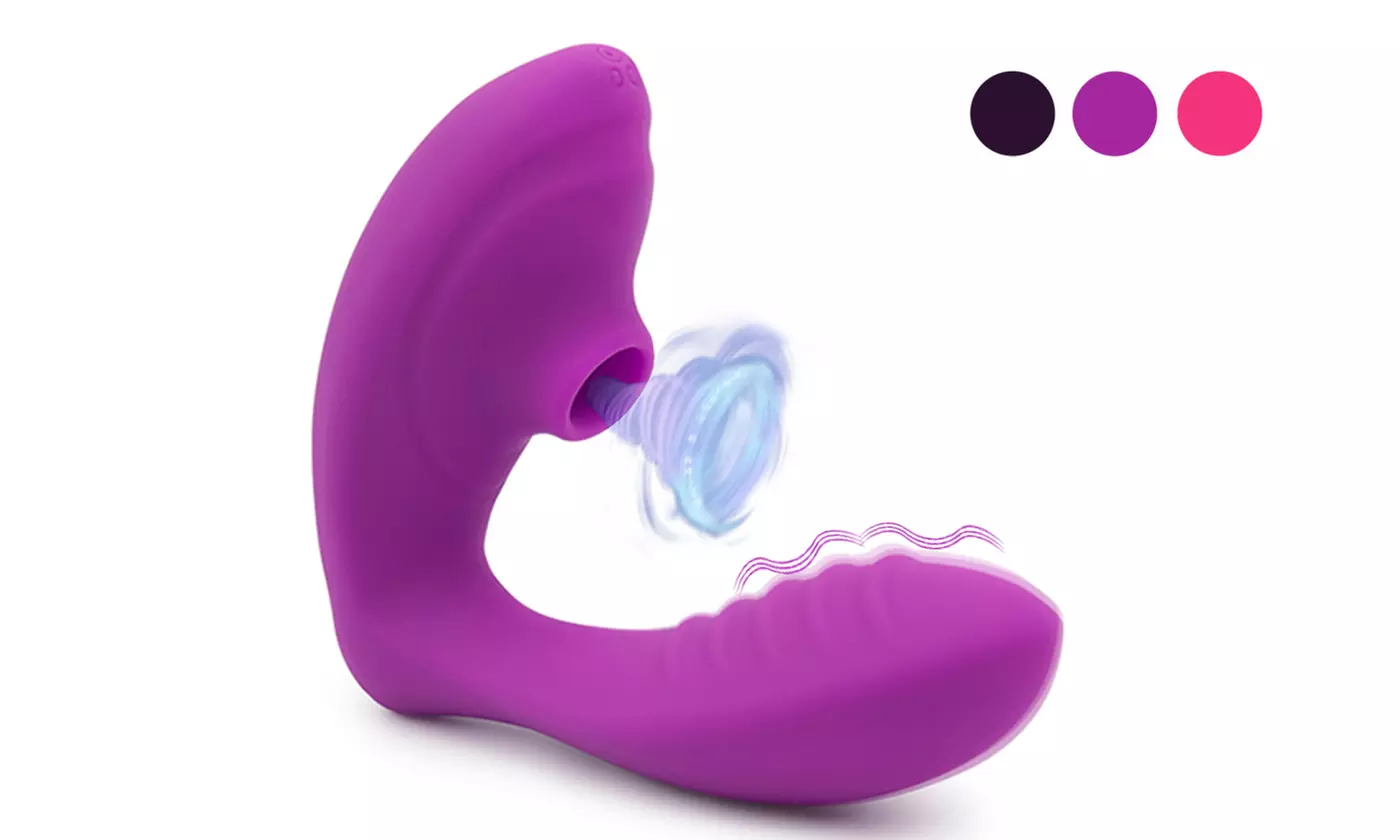 Multi-speed Clitoral Sucking Nipple Toy Vibrator USB Rechargeable Wand Clitoris - Primary Image