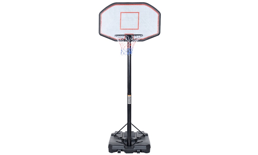 Indoor Outdoor 10' Adjustable Height Portable Basketball Hoop System  Backboard | Groupon