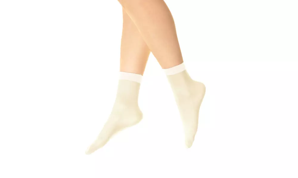Angelina 40 Denier Nylon Ankle Socks (6-Pairs)