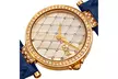 Burgi Women's Leather Strap Watch With Crystals From Swarovski  BURGP154 - Second Medium