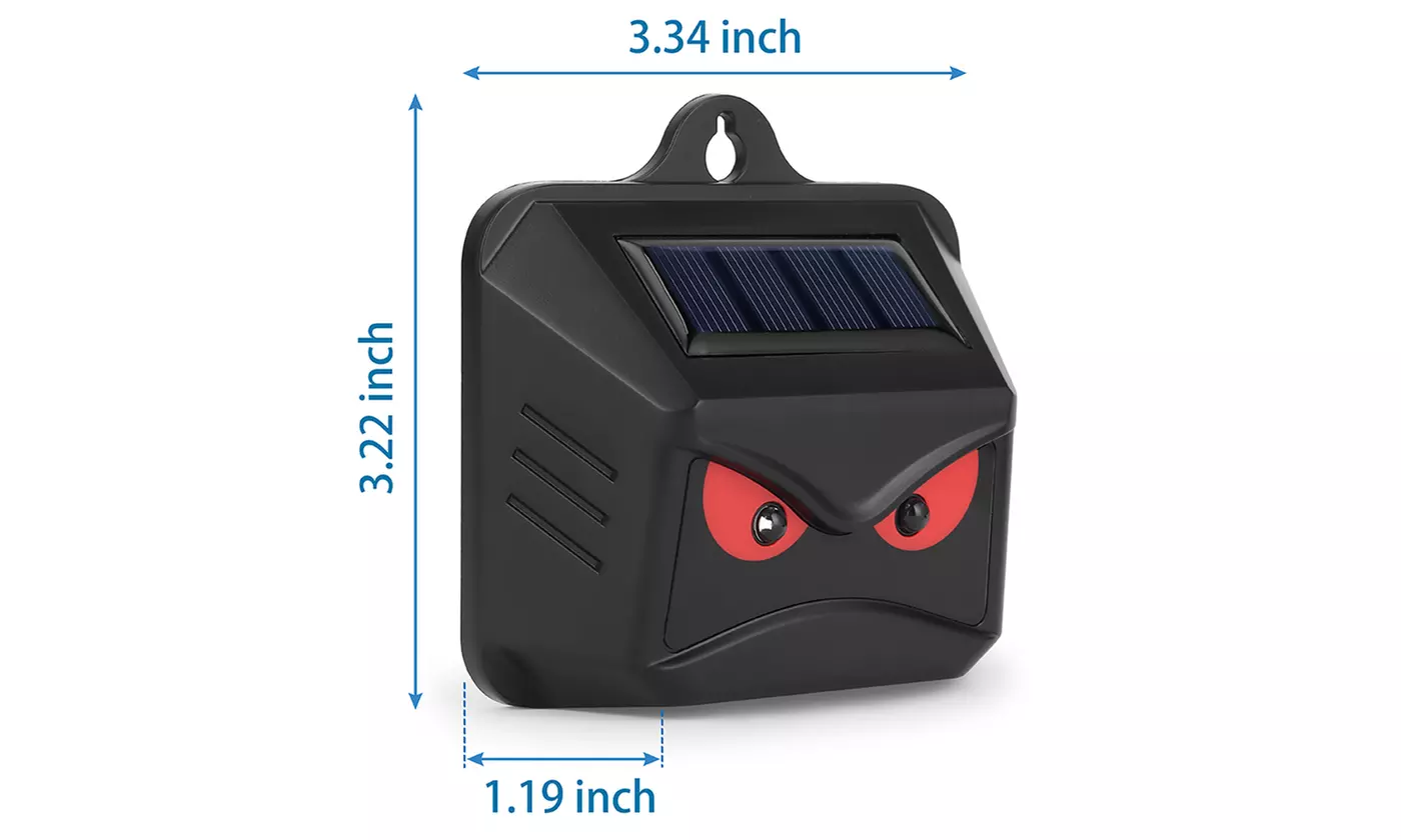ItBelongs2U Solar Ultrasonic Animal Repeller Skunk