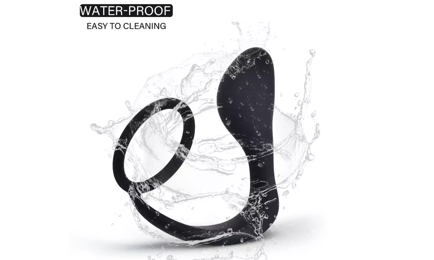 Prostate Massager Anal Plug Penis Ring Adult Sex Toys Waterproof
