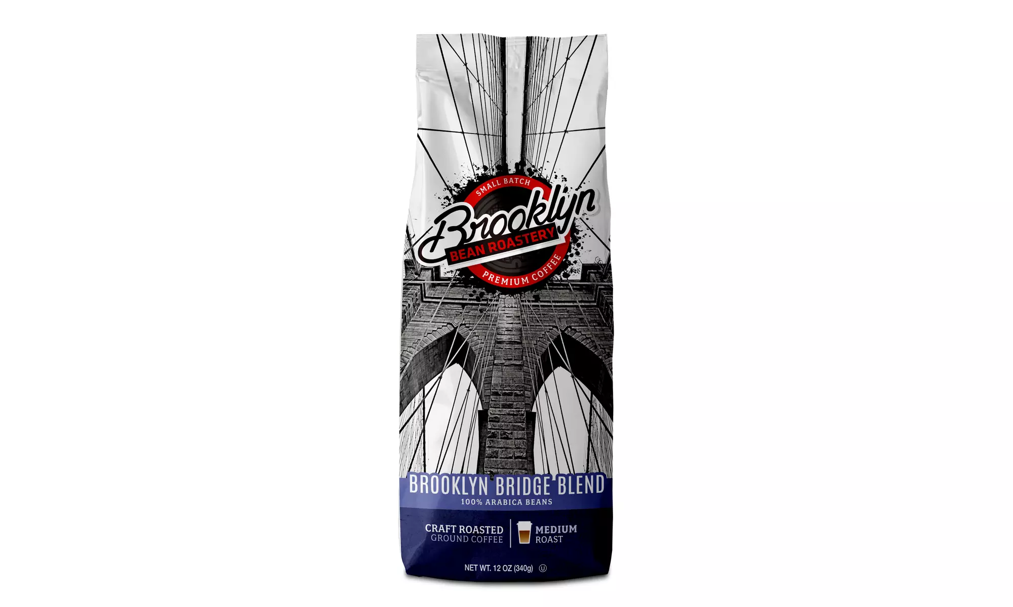 Brooklyn Bean Ground Coffee 12 Ounce Bags - 2 pk or 6 pk