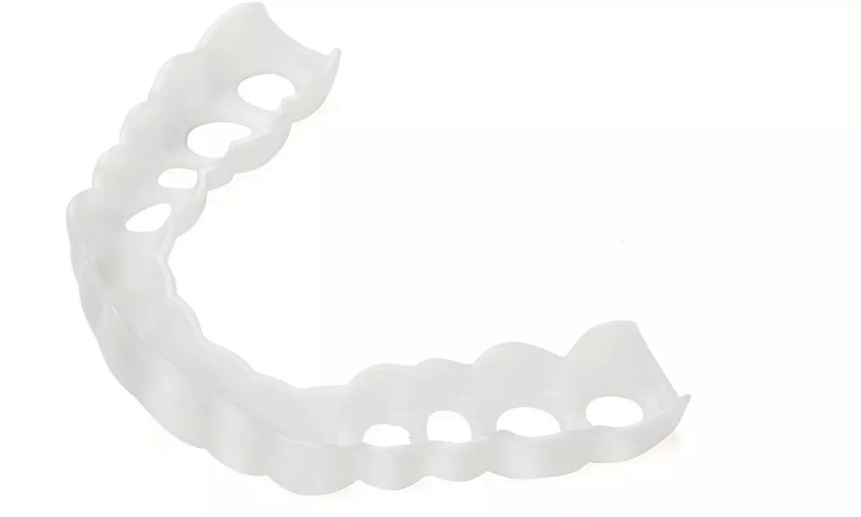 Perfect Smile Instant Teeth Cosmetic Veneers Snap On Comfort Covers Fix One Size - Primary Image