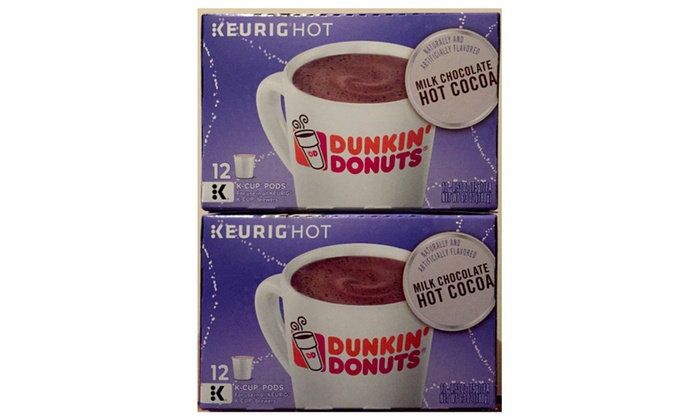 Dunkin Donuts Hot Cocoa K Cup Pods For Keurig Brewers 24 Count