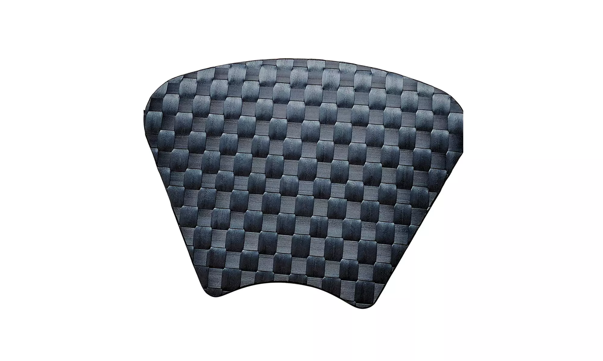 Saleen Half-Round 16-Inch Placemat (Cobalt Blue, Set of 4) - Second Medium