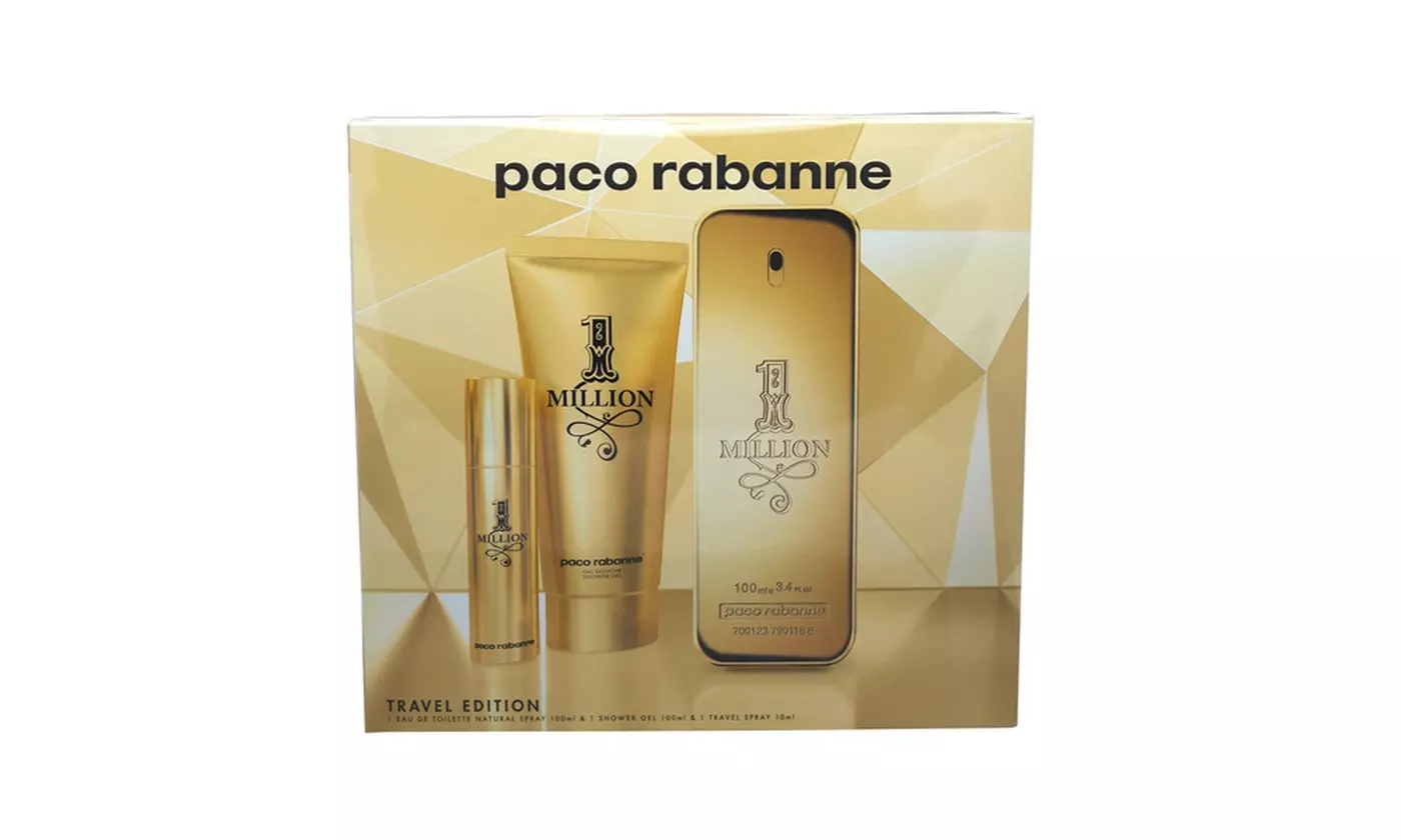Paco Rabanne 1 One Million Eau De Toilette 3 Pcs Gift Set For Men - Primary Image