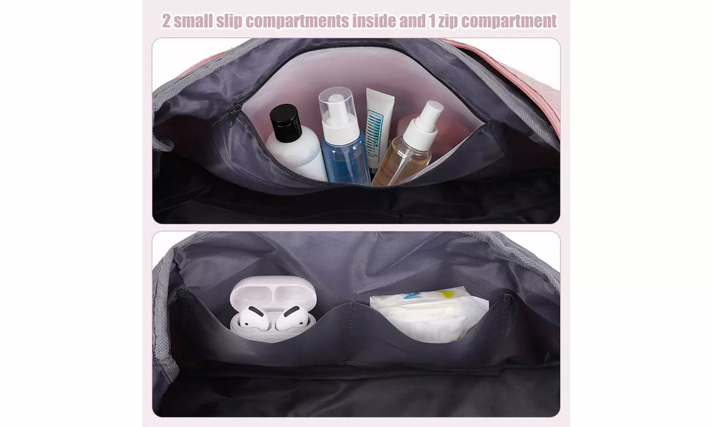 Travel Duffel Bag Weekender Bags Carry On Overnight Bag with Shoe Compartment