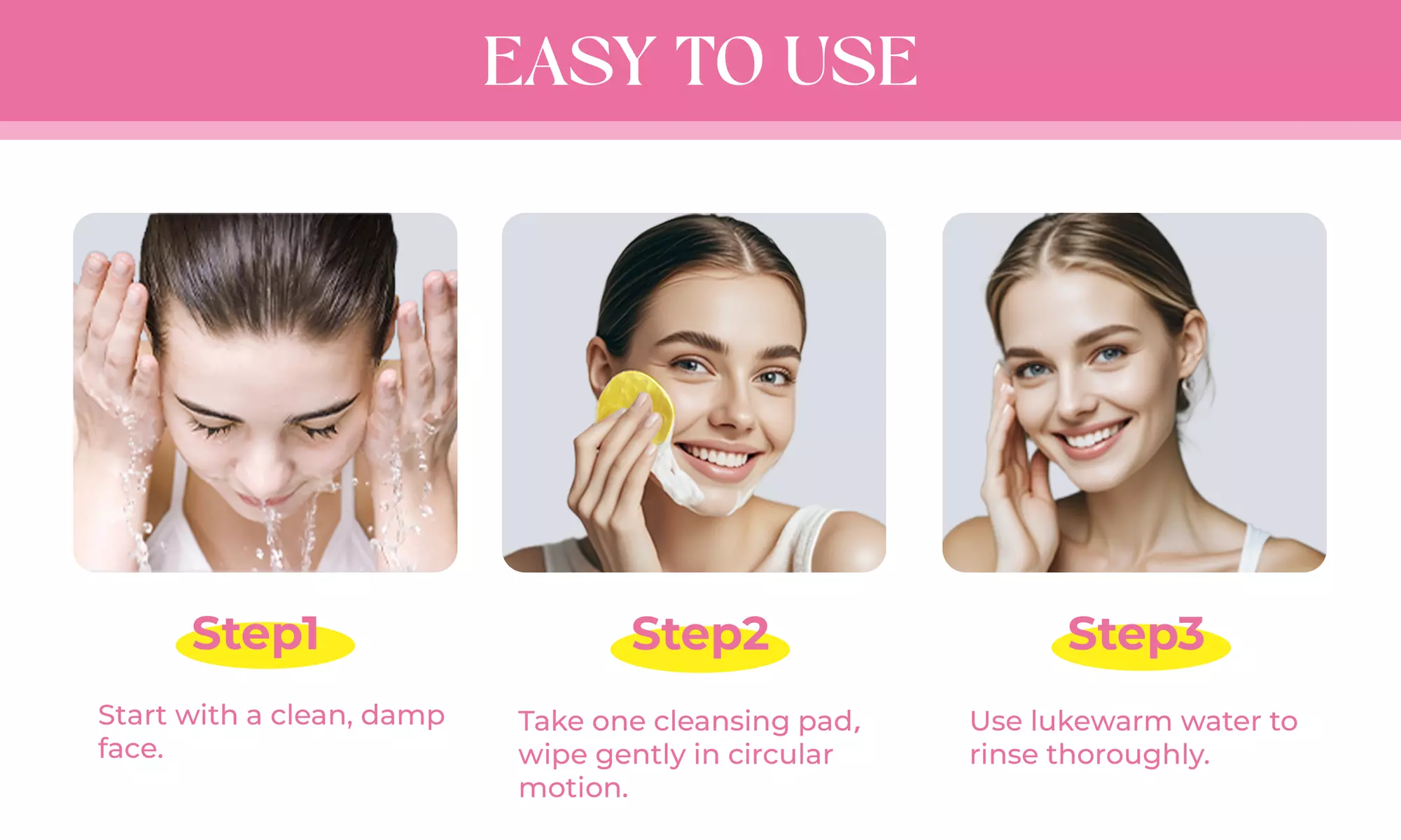Turmeric Kojic Acid Cleansing Tablets Remove Blemishes Brighten Skin Tone 50 pcs