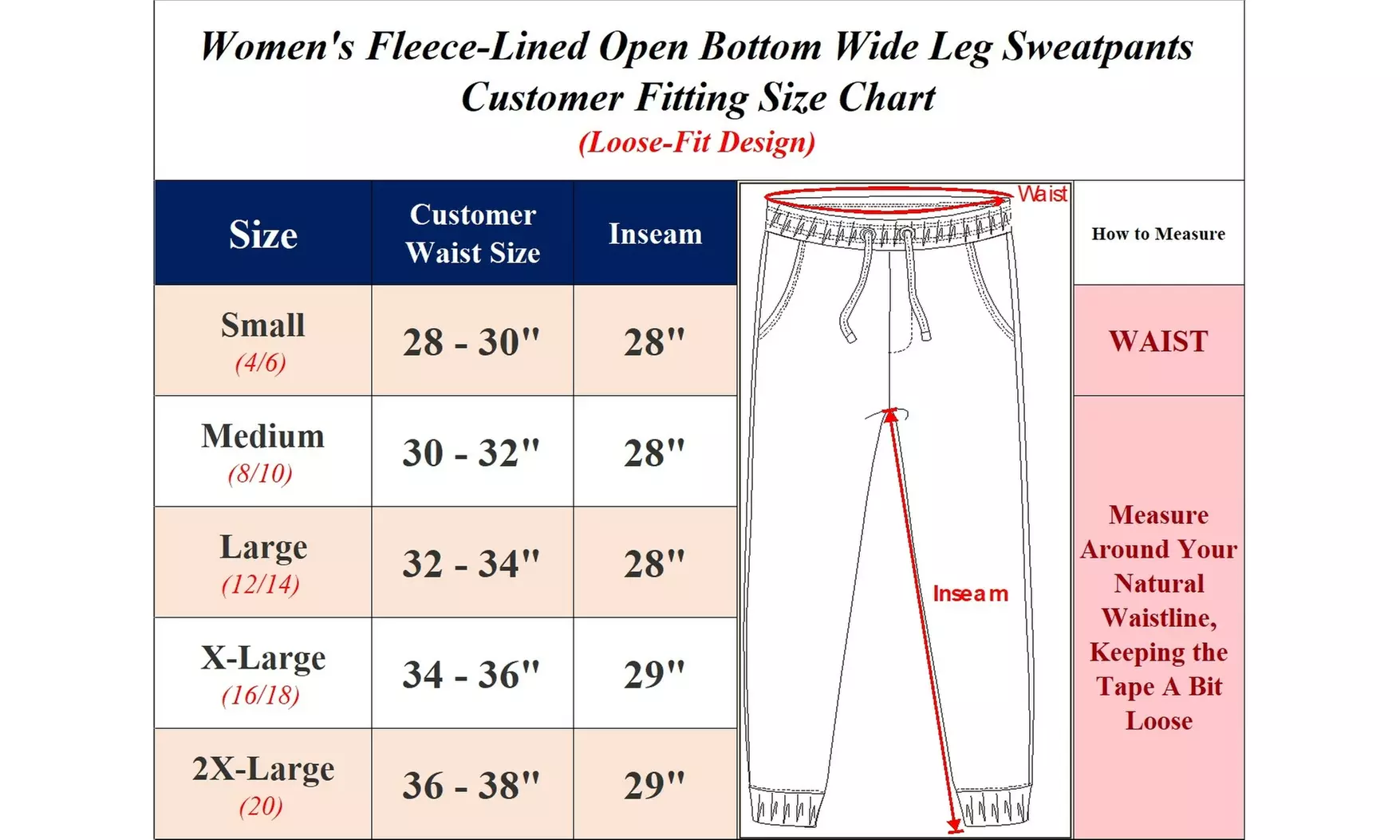 3-Pack Women's Heavyweight Wide-Leg Fleece Sweatpants - Loose Fit with Pockets