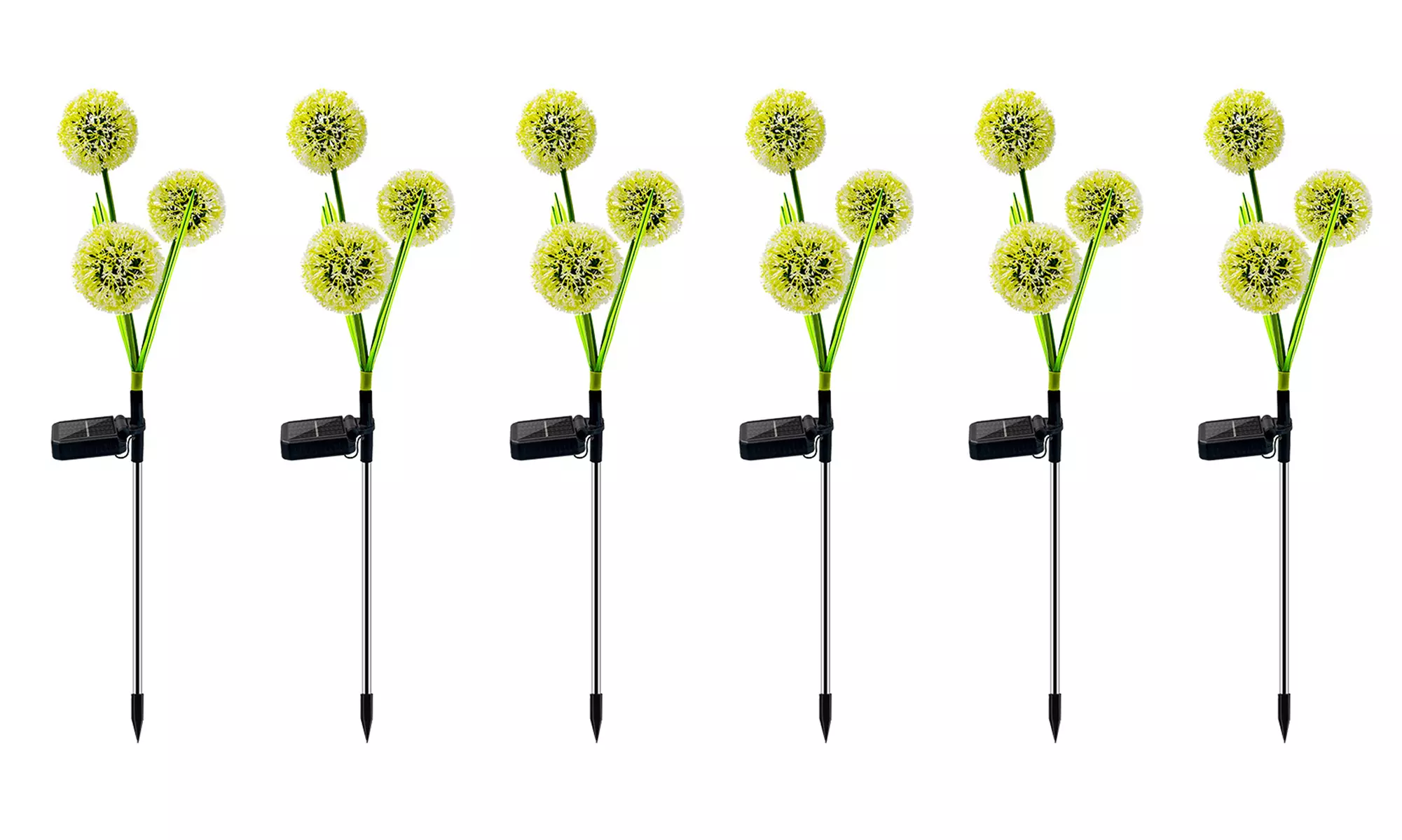 Solar Outdoor Garden Decor Colorful Solar Dandelion Stake Lights