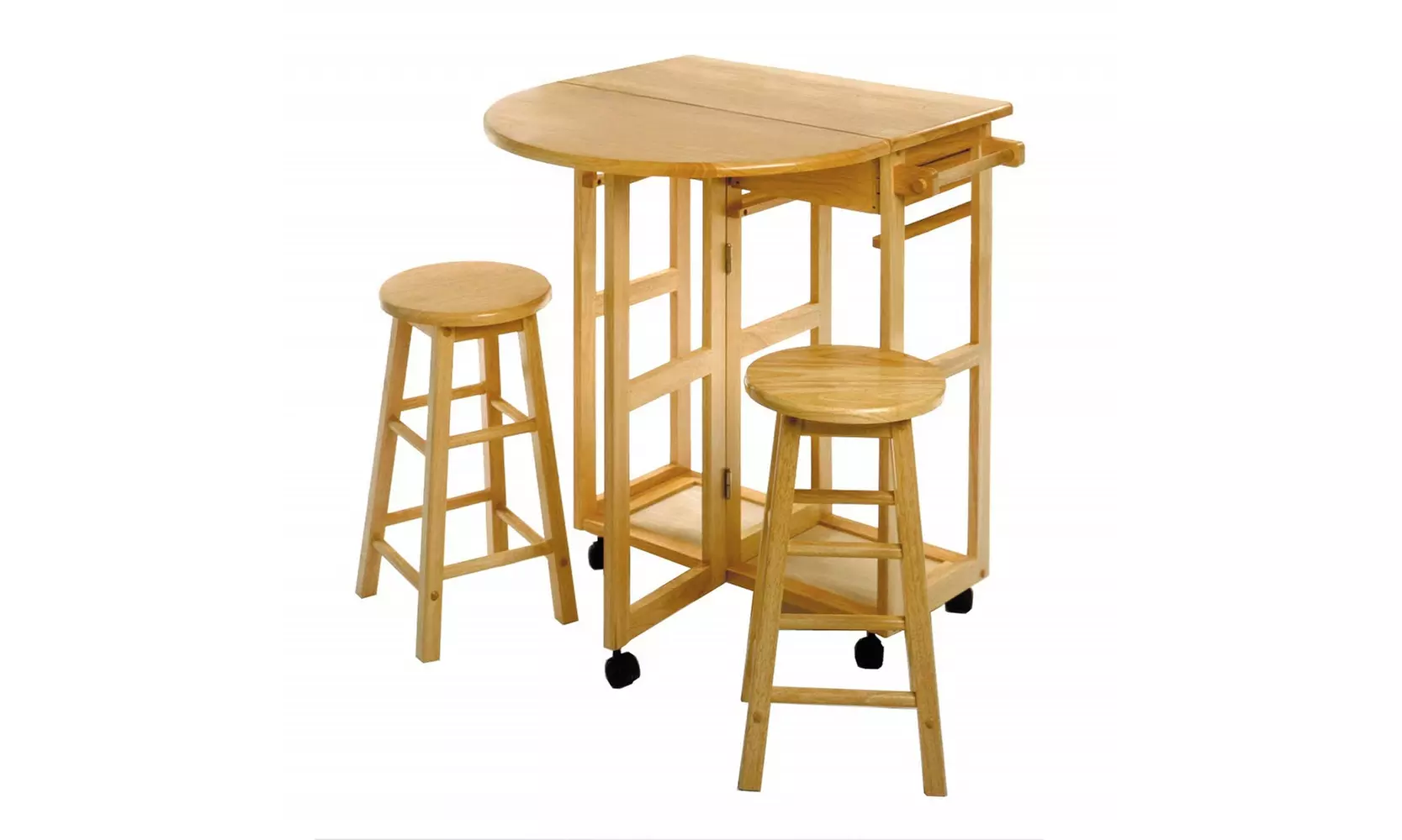 Winsome Trading, Inc. 89332 Burnett Kitchen, Round, Natural  - Primary Image