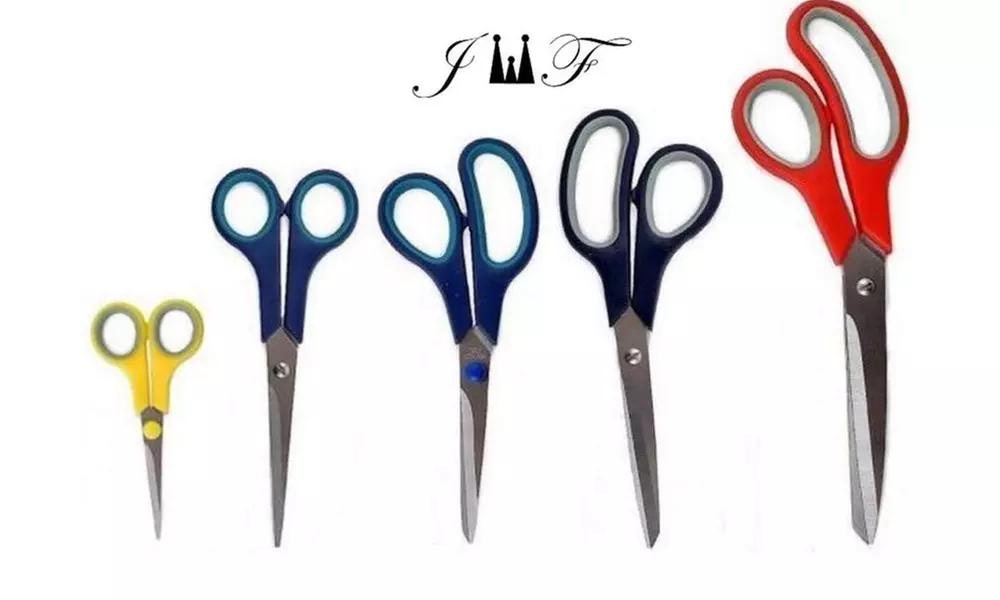 5 Value Pack Stainless Steel Multi-Purpose Scissors Set - Primary Image