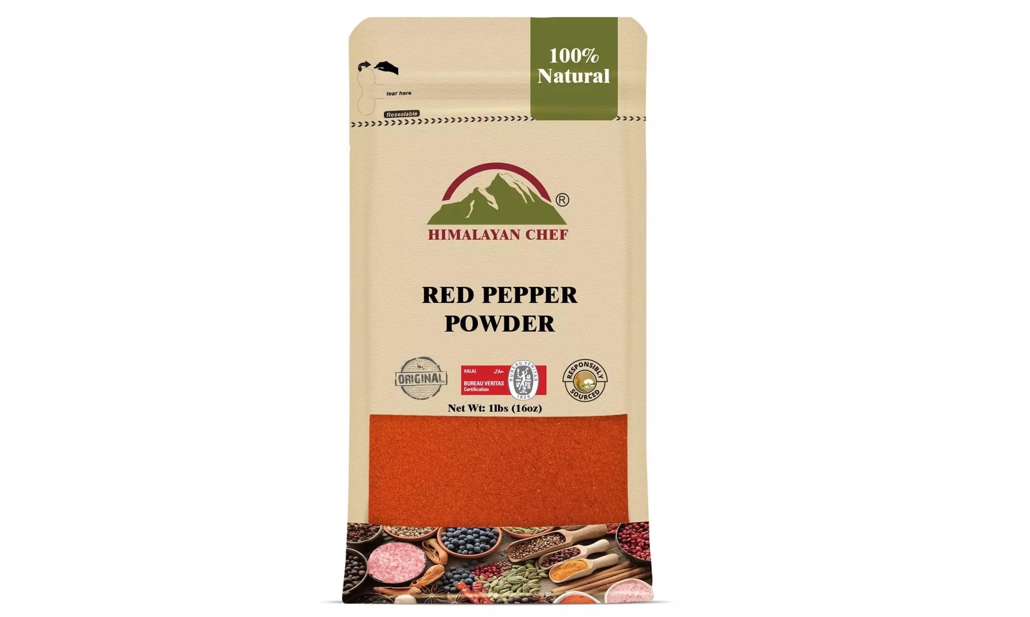 Red Chili Powder - 1 lbs - Primary Image