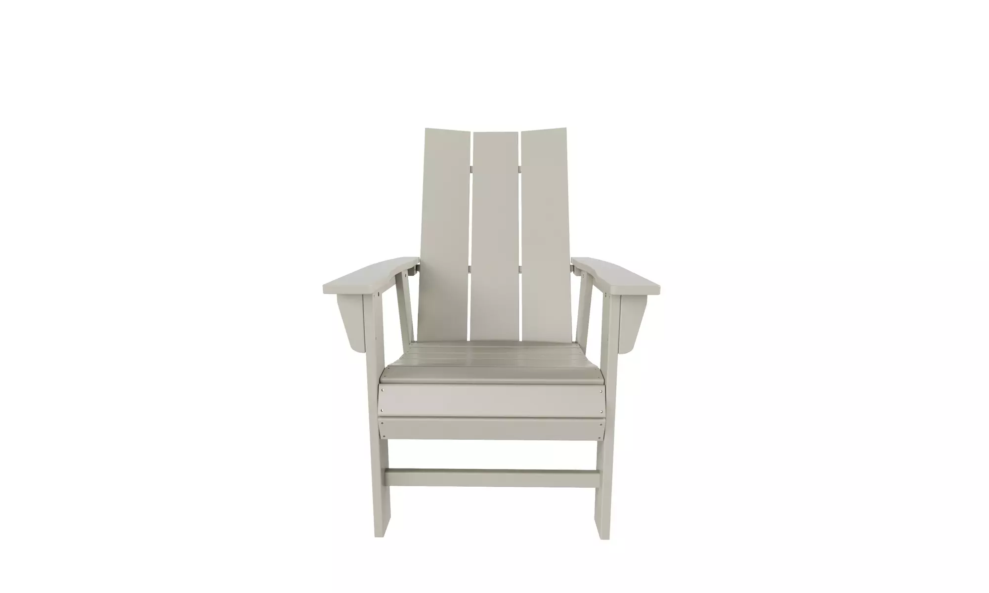 WestinTrends Ashore Outdoor Patio HDPE Modern Adirondack Dining Chair