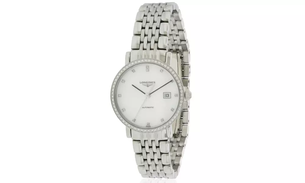 Longines Elegant Collection Stainless Steel Automatic Ladies Watch L43100876 - Primary Image