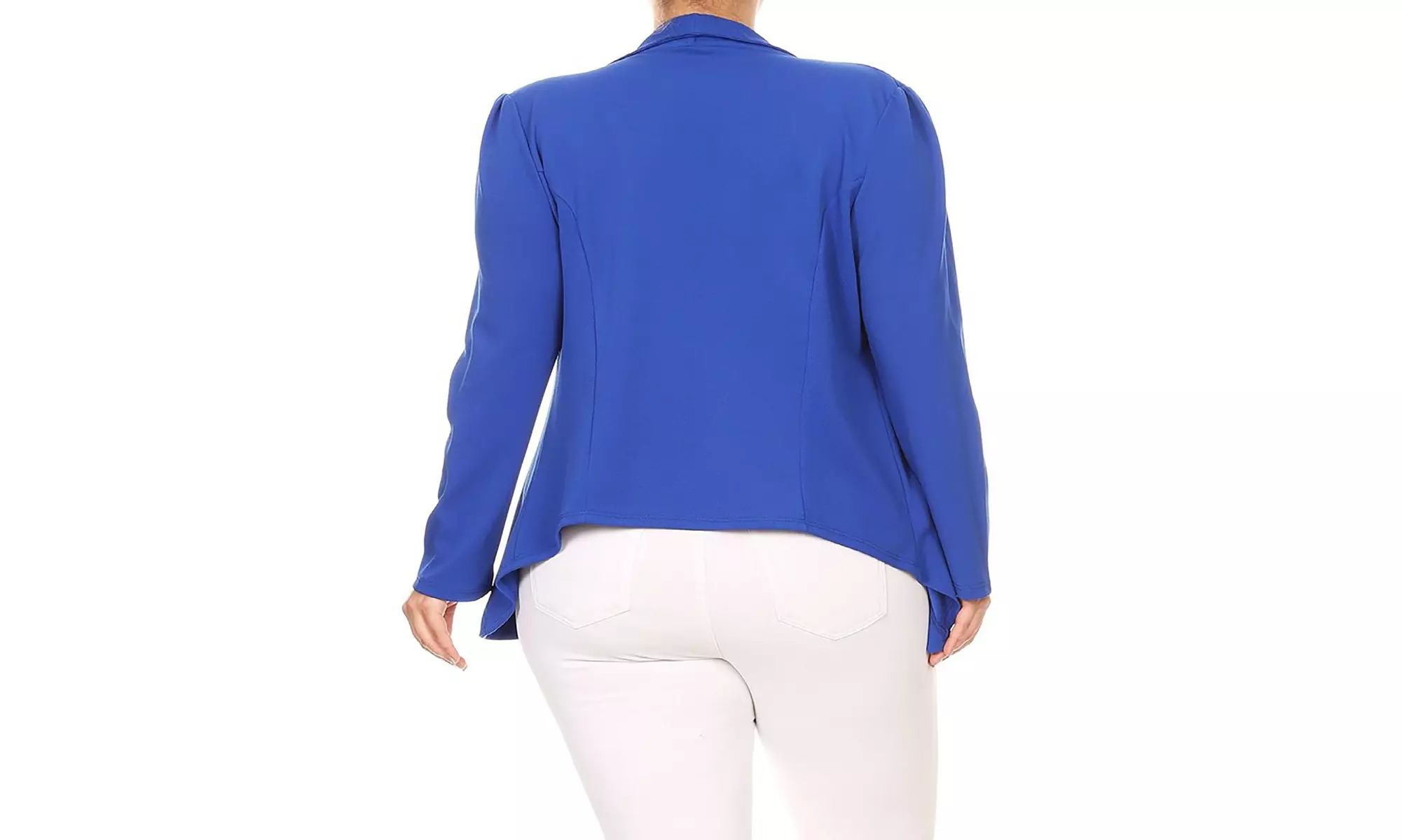MOA Collection Womens Open Front Blazer with Plus Size