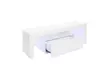 Elegant Household Decoration LED TV Cabinet with Single Drawer White - Second Medium