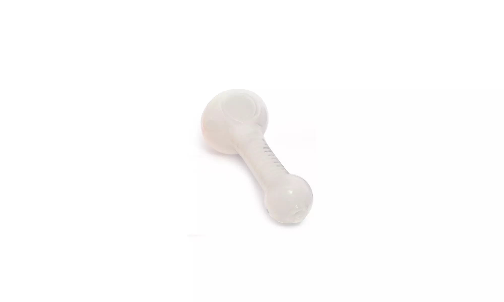 Glass Hand Pipe with Colored Swirl - Multi Colors Available - Second Medium