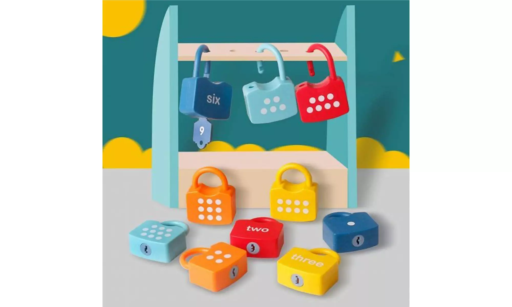 Zummy  ABC Learning Lock Educational Letter Numbers Combination