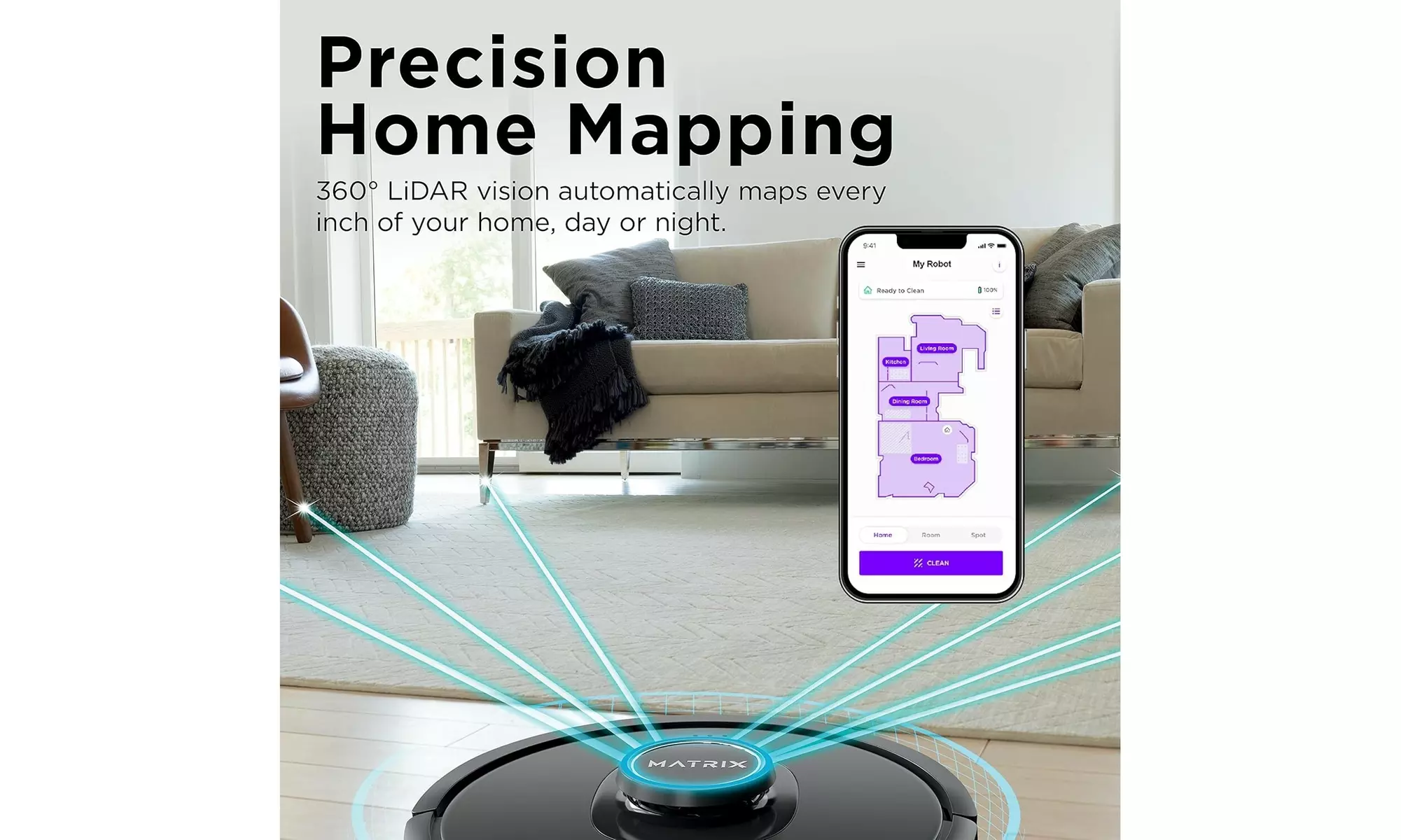 Shark RV2310 Matrix Robot Vacuum with Self-Cleaning Brushroll for Pet Hair
