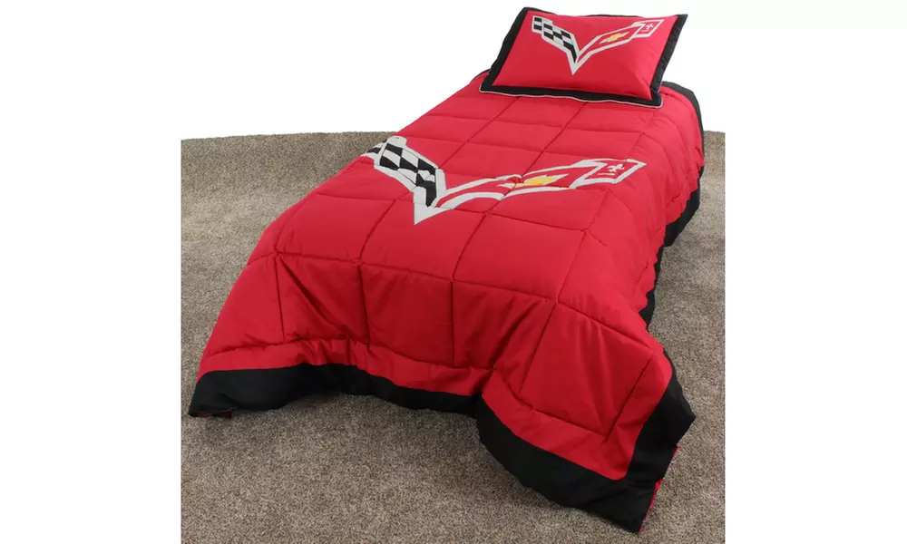 Corvette Twin Sized 2 pc Comforter Set - Primary Image