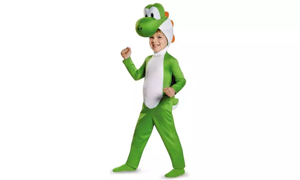 Super Mario Bros: Yoshi Costume For Toddlers - Primary Image