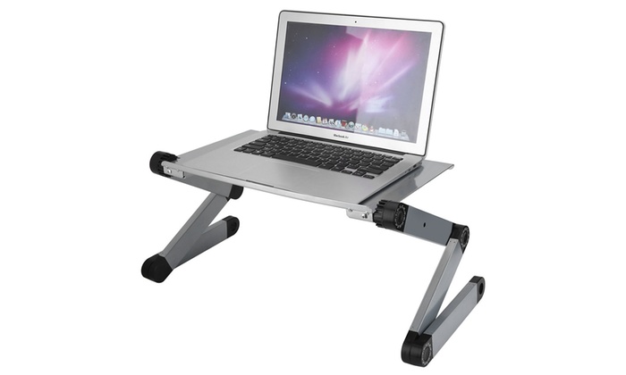 Up To 71 Off On Folding Lap Desk Laptop Adjus Groupon Goods