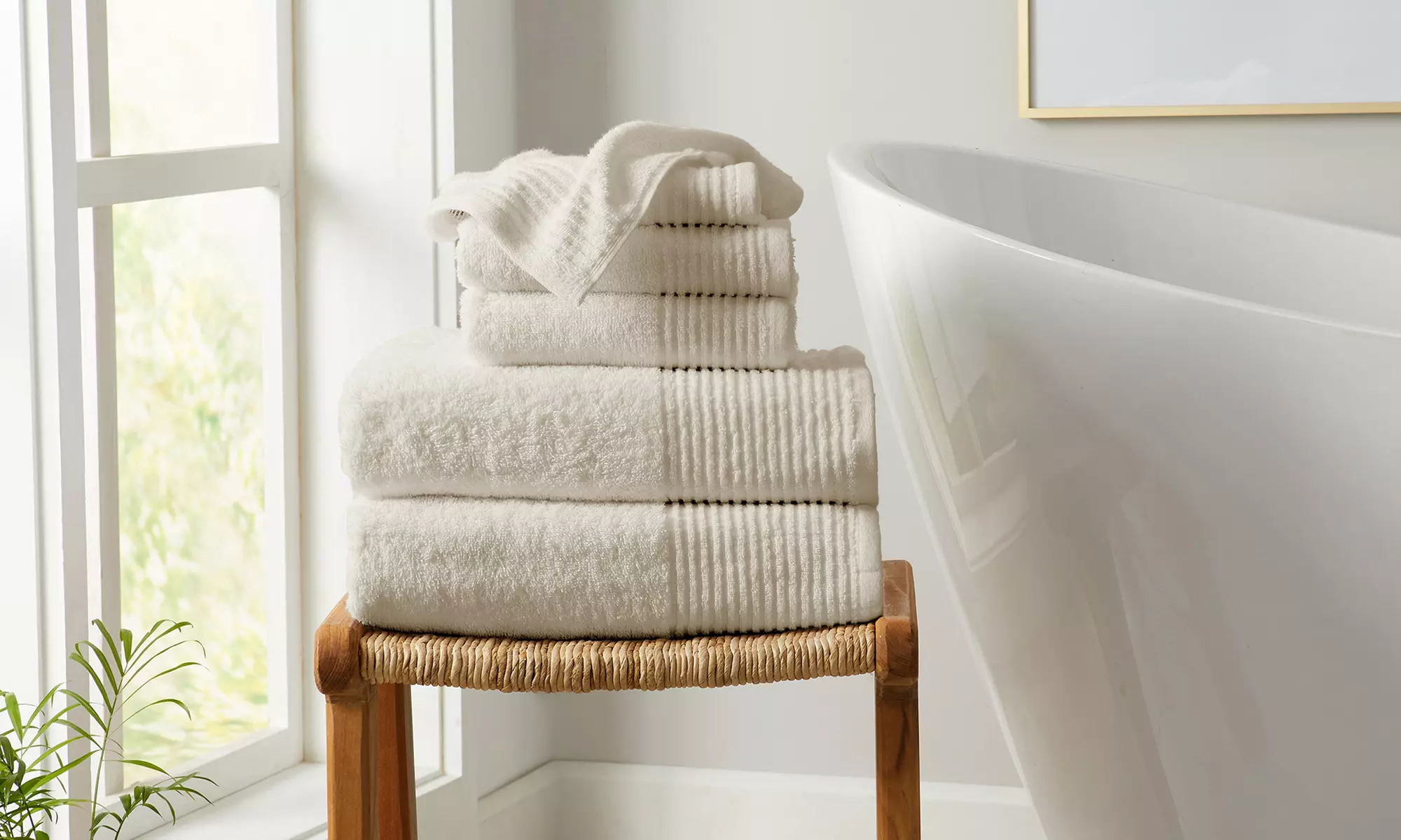 FreshFolds Featherspun Cotton Soft Bath Towel Collection