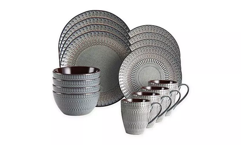 Gourmet Basics by Mikasa Broadway 16-Piece Dinnerware Set by Gourmet  - Primary Image