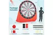 Costway Large Dart Board for Kids with 4 Kick Balls, Carrying Bag Giant - Second Medium