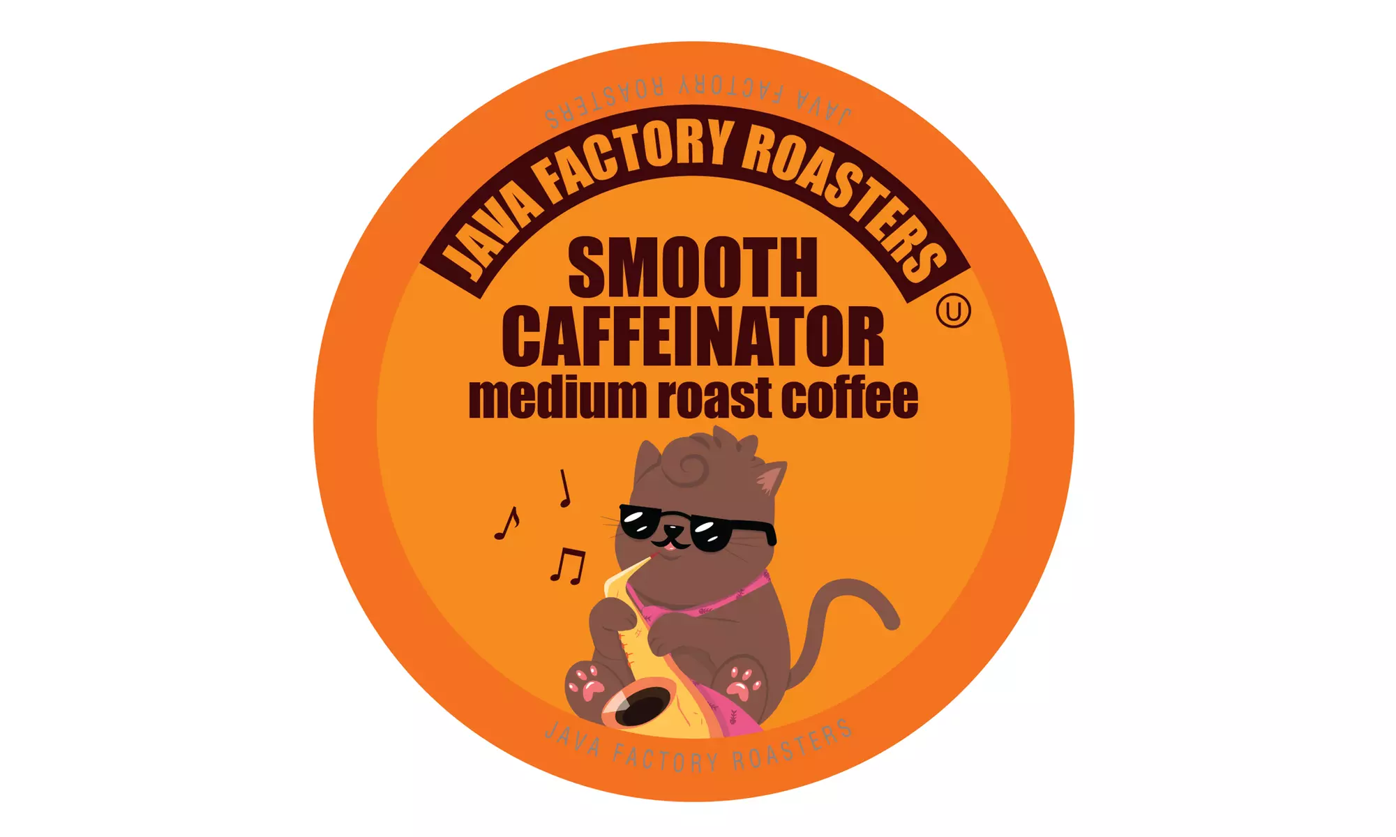 Java Factory Medium Roast Smooth Caffeinator Coffee Keurig K Cup, 40 Count - Primary Image