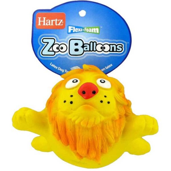 hartz zoo balloons dog toy