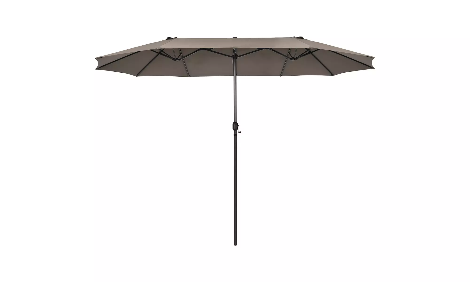 Costway 15FT Patio Double-Sided Umbrella Crank Outdoor Garden Market Sun Shade