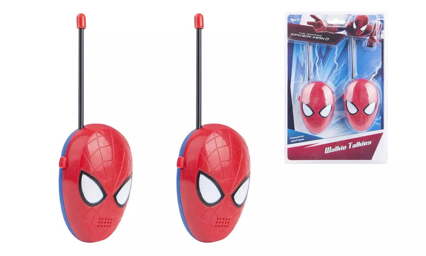Great Spiderman Walkie Talkies With Flexible Safety Antenna For Kids - Primary Image