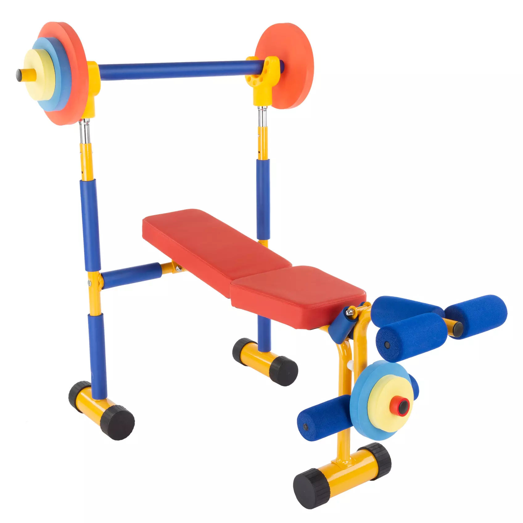 Kids Weight Bench Set, Toddler Gym Toys for Ages 3 and Up  - Primary Image