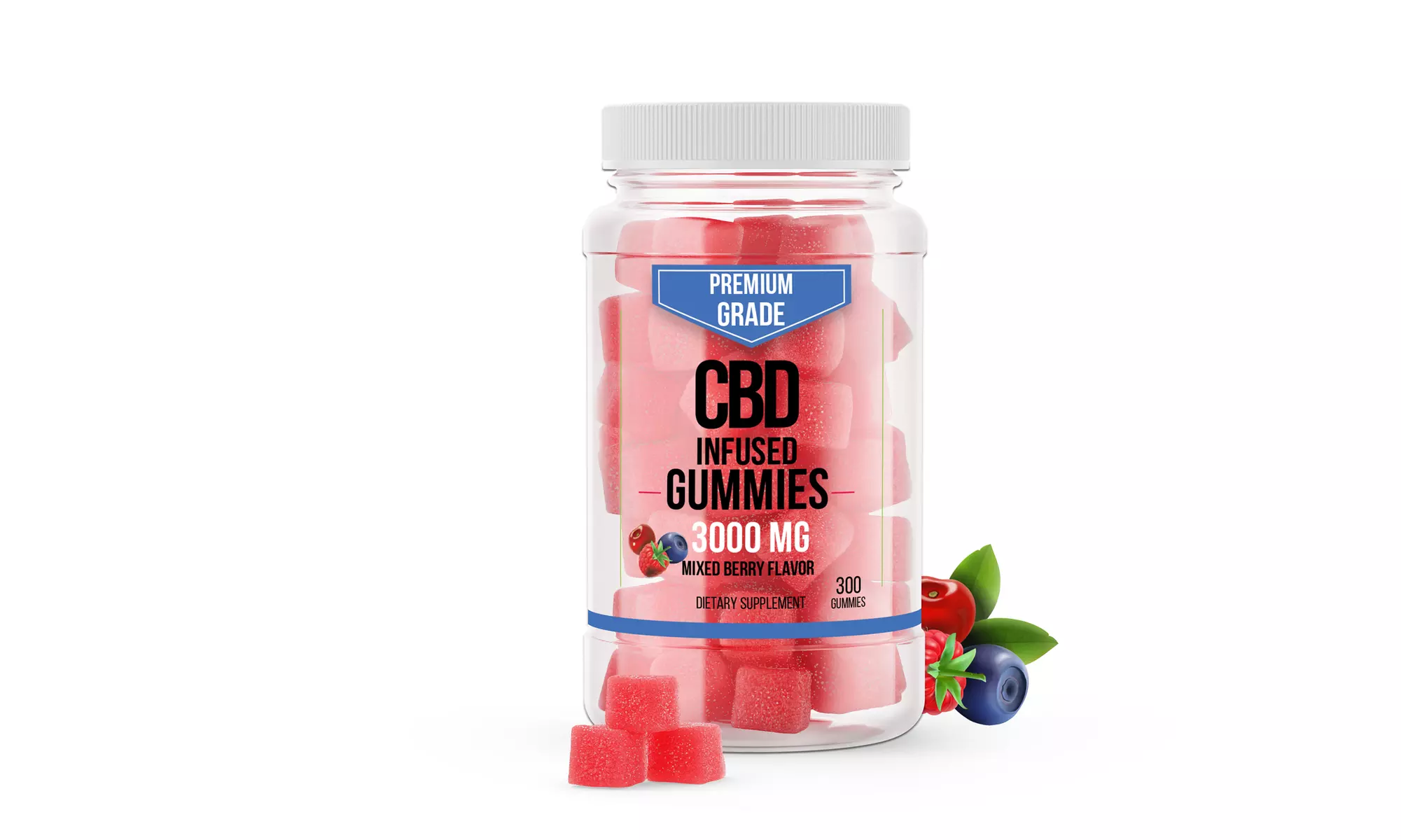 Premium Grade CBD Gummies from Select Organics Various Flavors (300mg-3000mg)