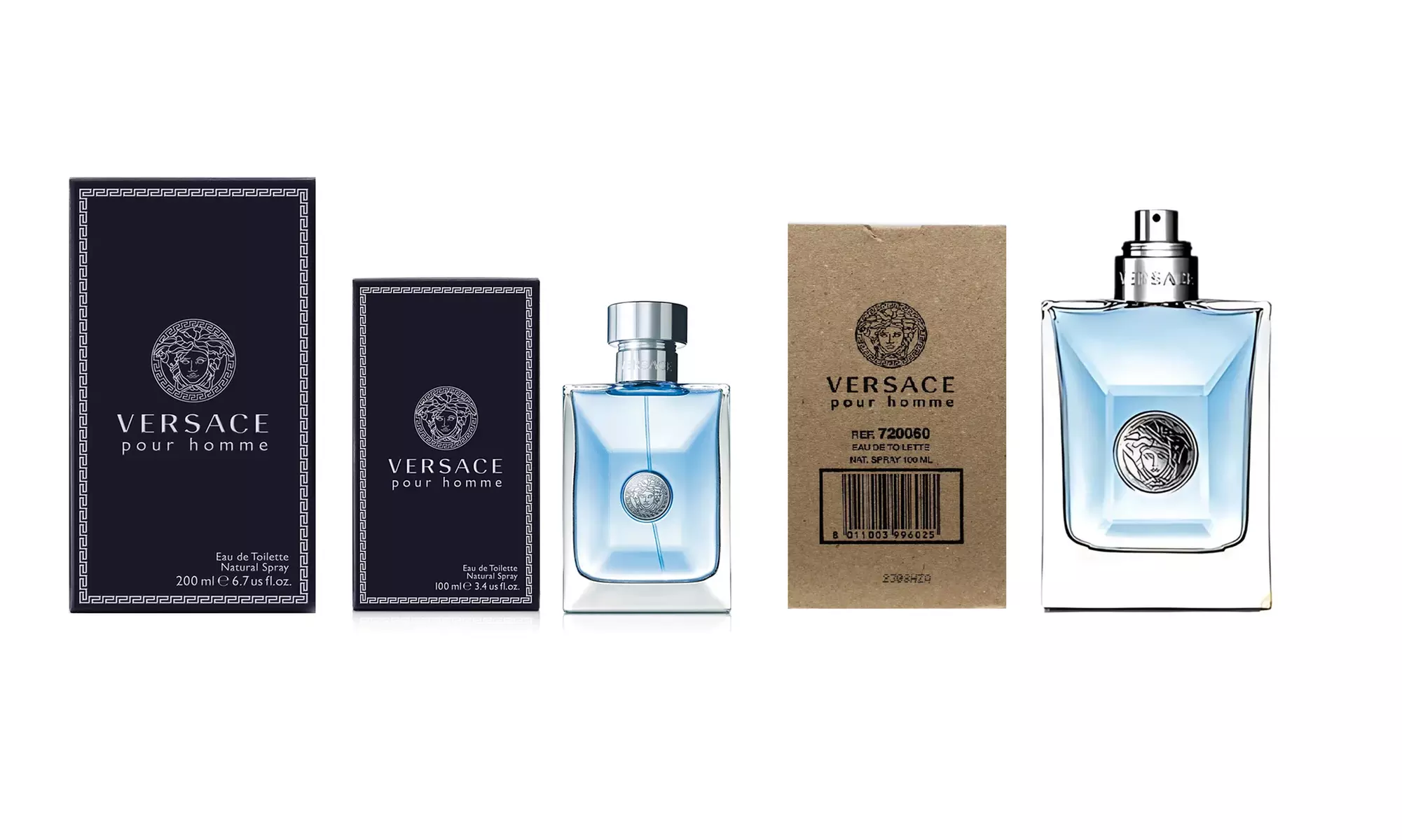 Versace Pour Homme EDT (Multiple Sizes) Men's