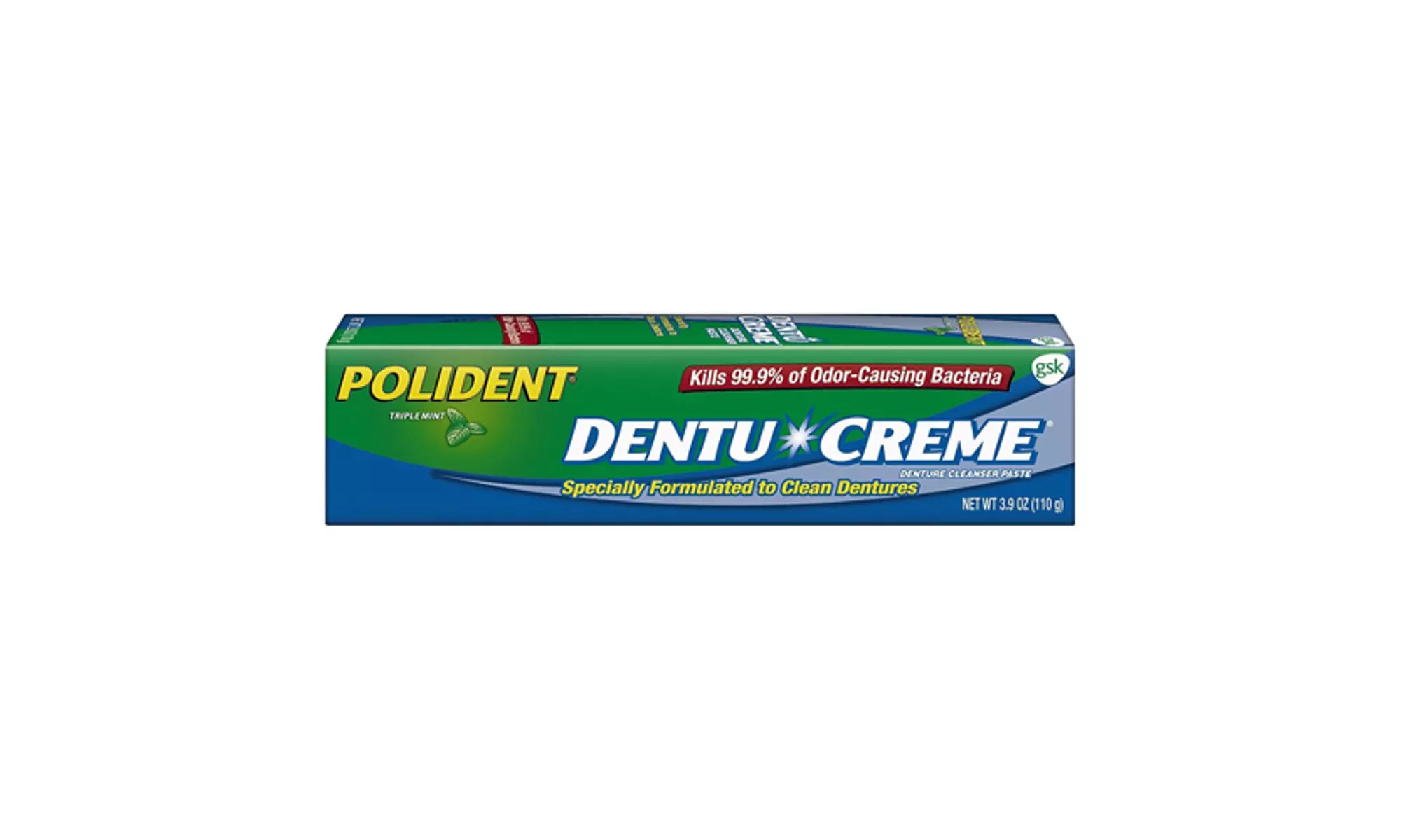 Polident Dentu Creme Denture Toothpaste, 3.9 oz - Primary Image