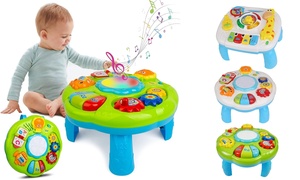 BabyLuv Baby Musical Learning Table Kids Educational Toy Musical Activity Table