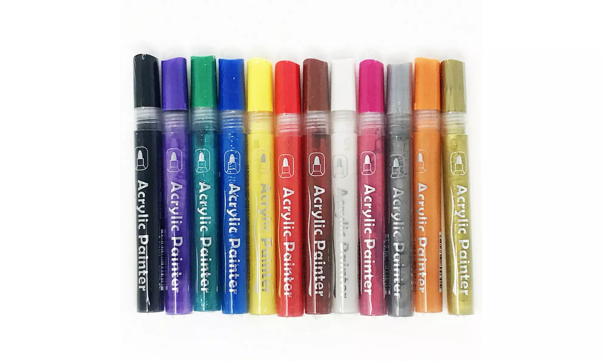 Acrylic Paint Marker Pens Set Pebble, Rock & Stone painting, Scrapbooking,Fabric
